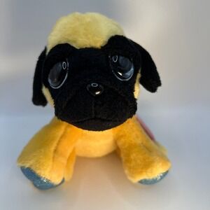 Cupcake 8" Plush Make Someone Happy Russ Li'l Peepers Pug Big Eyes Sparkle Paws